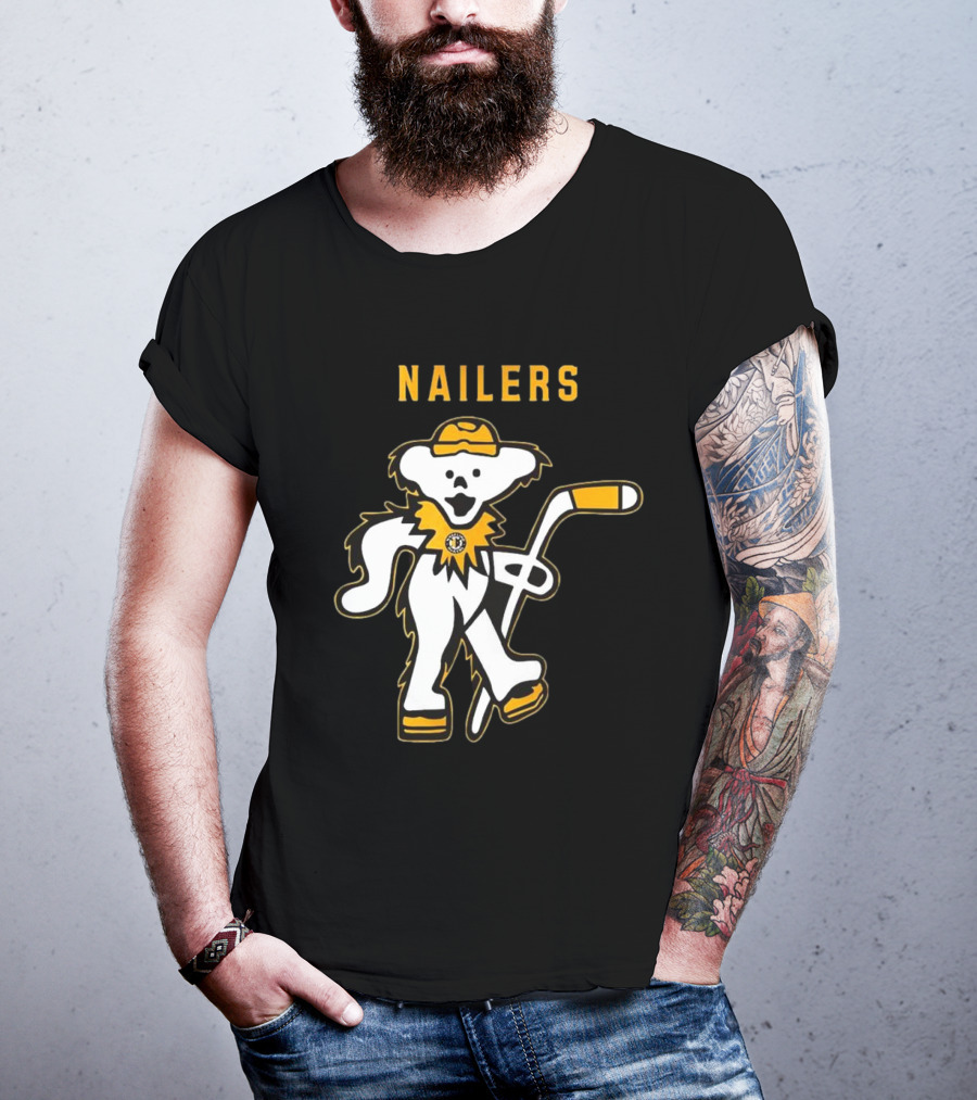 Wheeling Nailers Grateful Dead Night 2025 Happy Time Hockey Event T-Shirt
