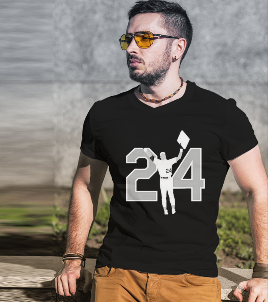Rickey Henderson 24 Last Dive Bar Ever Baseball Icon T-Shirt