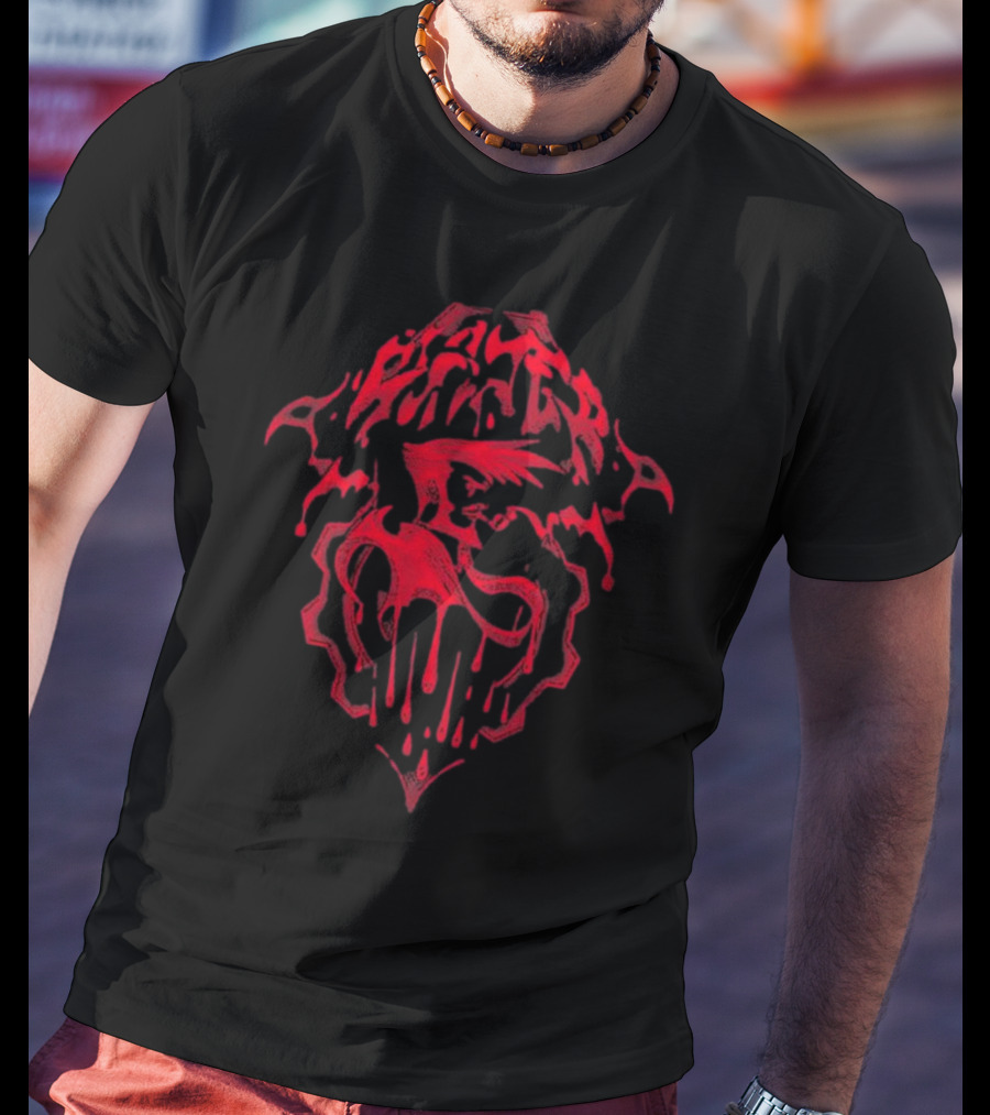 Guilty Gear Slayer Epitaph Dark Red Emblem T-Shirt