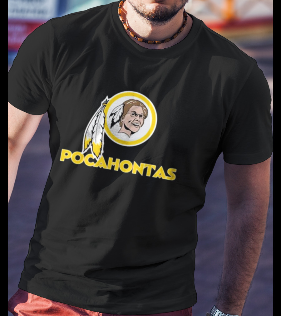 Pocahontas Redskins Parody NFL T-Shirt