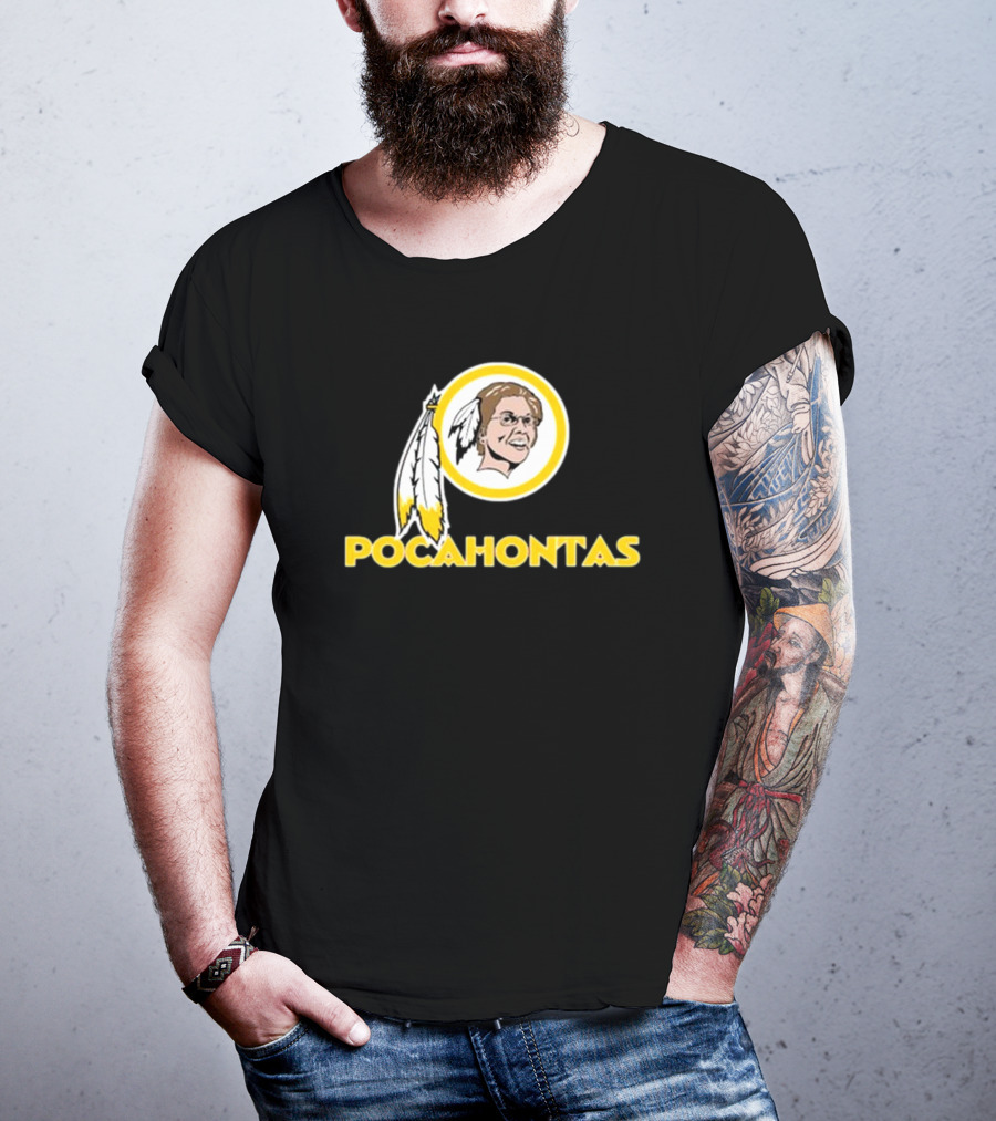 Pocahontas Redskins Parody NFL T-Shirt