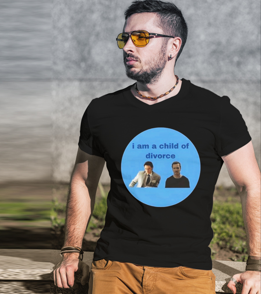 I Am A Child Of Divorce Mads James McAvoy X Michael Fassbender T-Shirt