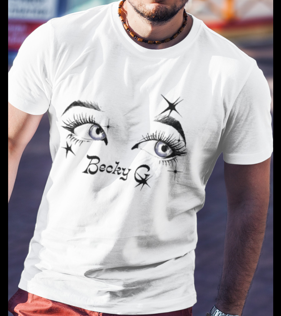 Becky G Sparkling Eyes Blue Starry Gaze T-Shirt