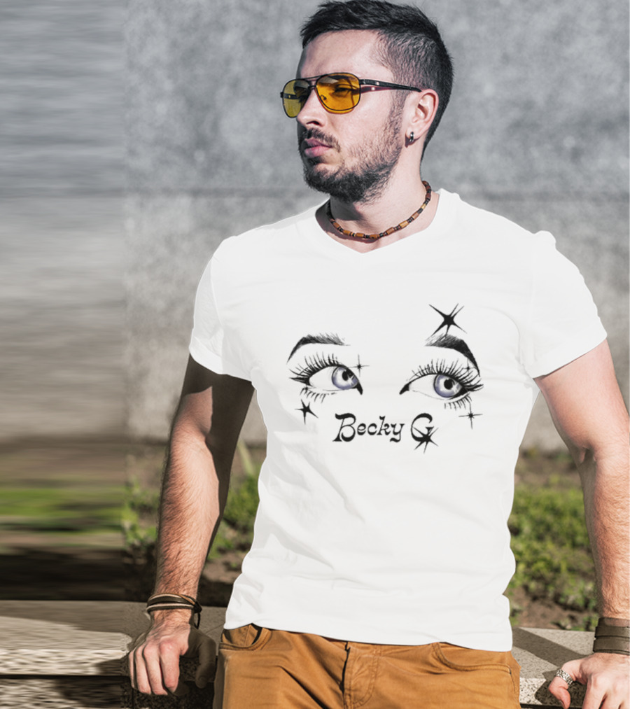 Becky G Sparkling Eyes Blue Starry Gaze T-Shirt