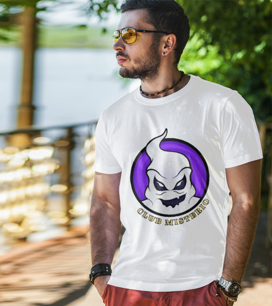 Club Misterio Ghostly Emblem T-Shirt