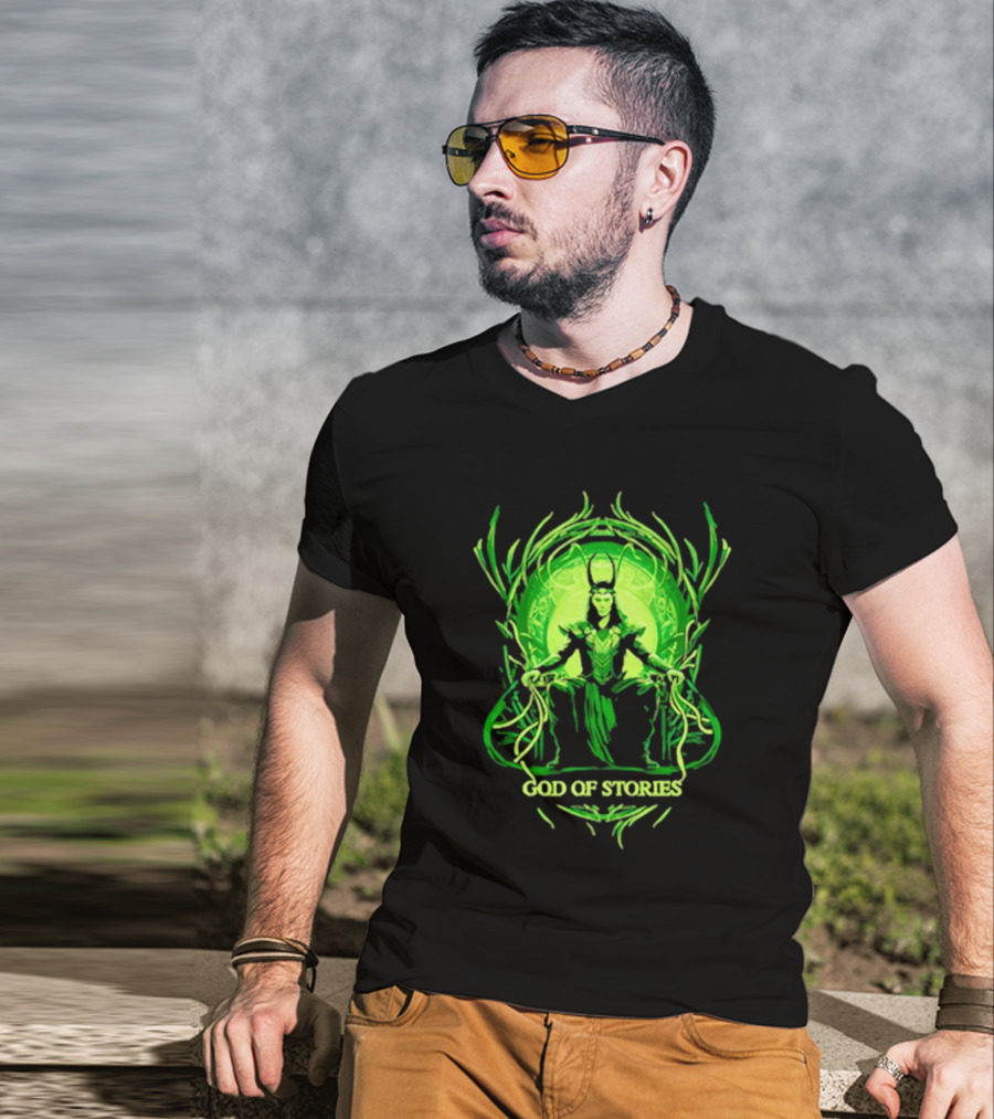 God Of Stories Loki Norse Mythology Character T-Shirt