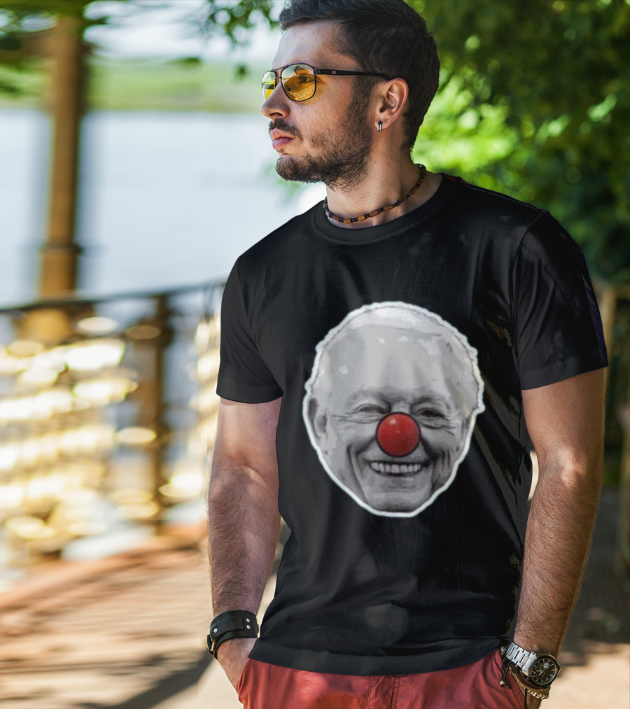 Tywalker716 Jerry Jones Clown Face With Red Nose T-Shirt