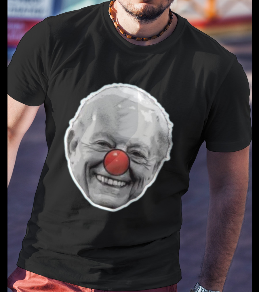 Tywalker716 Jerry Jones Clown Face With Red Nose T-Shirt