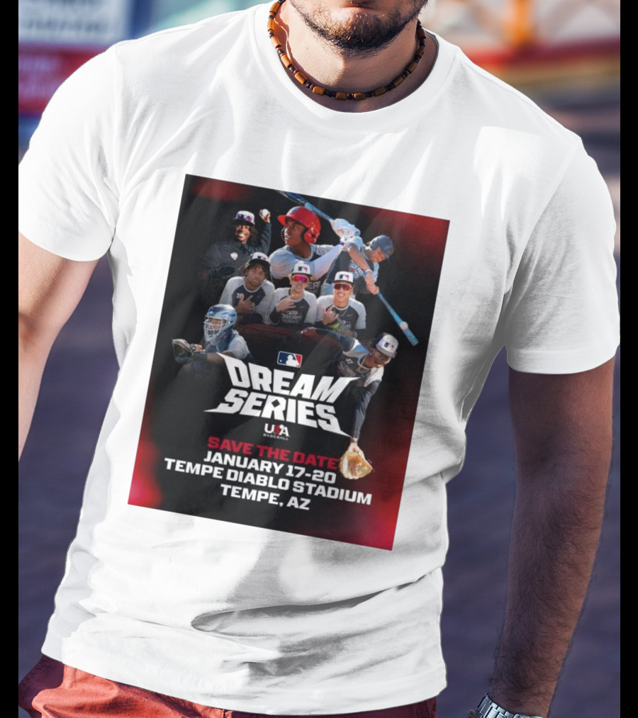 MLB USA Baseball Dream Series January 17-20 Tempe Diablo Stadium Tempe AZ T-Shirt