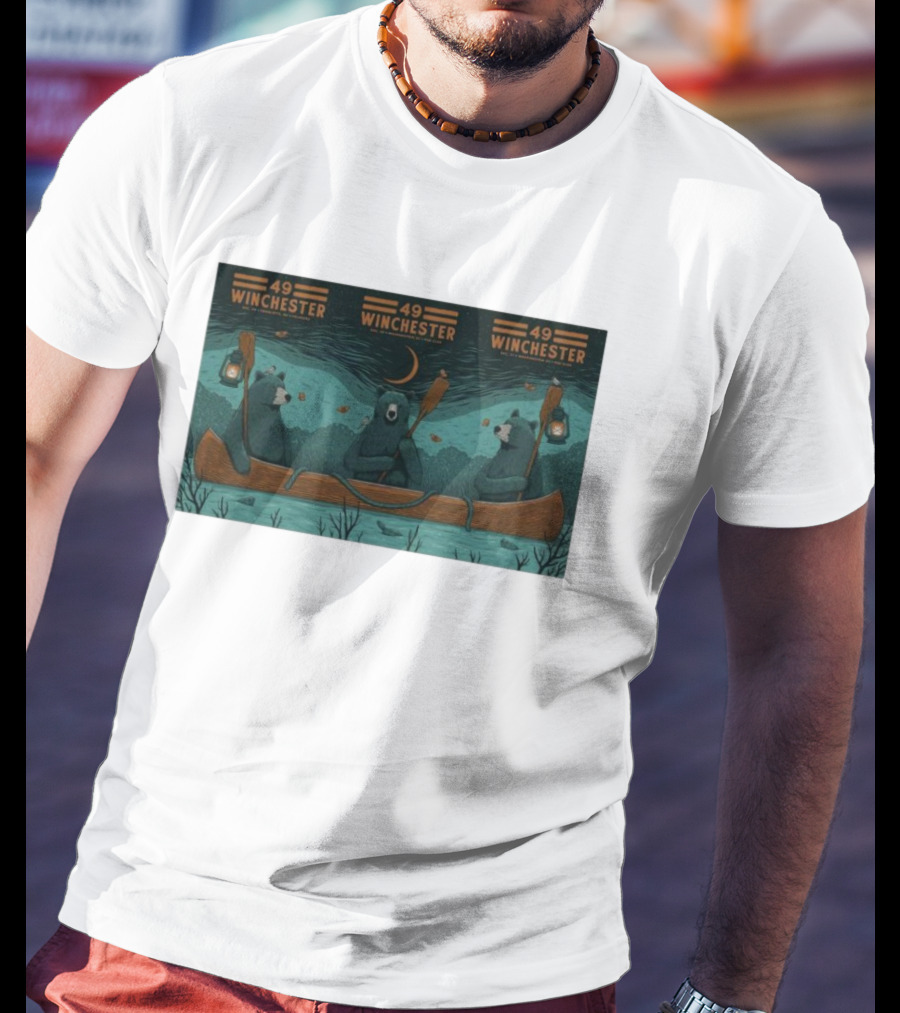 49 Winchester Canoe Adventure NYE Shows Charlotte NC Washington DC Dec 28-31 T-Shirt