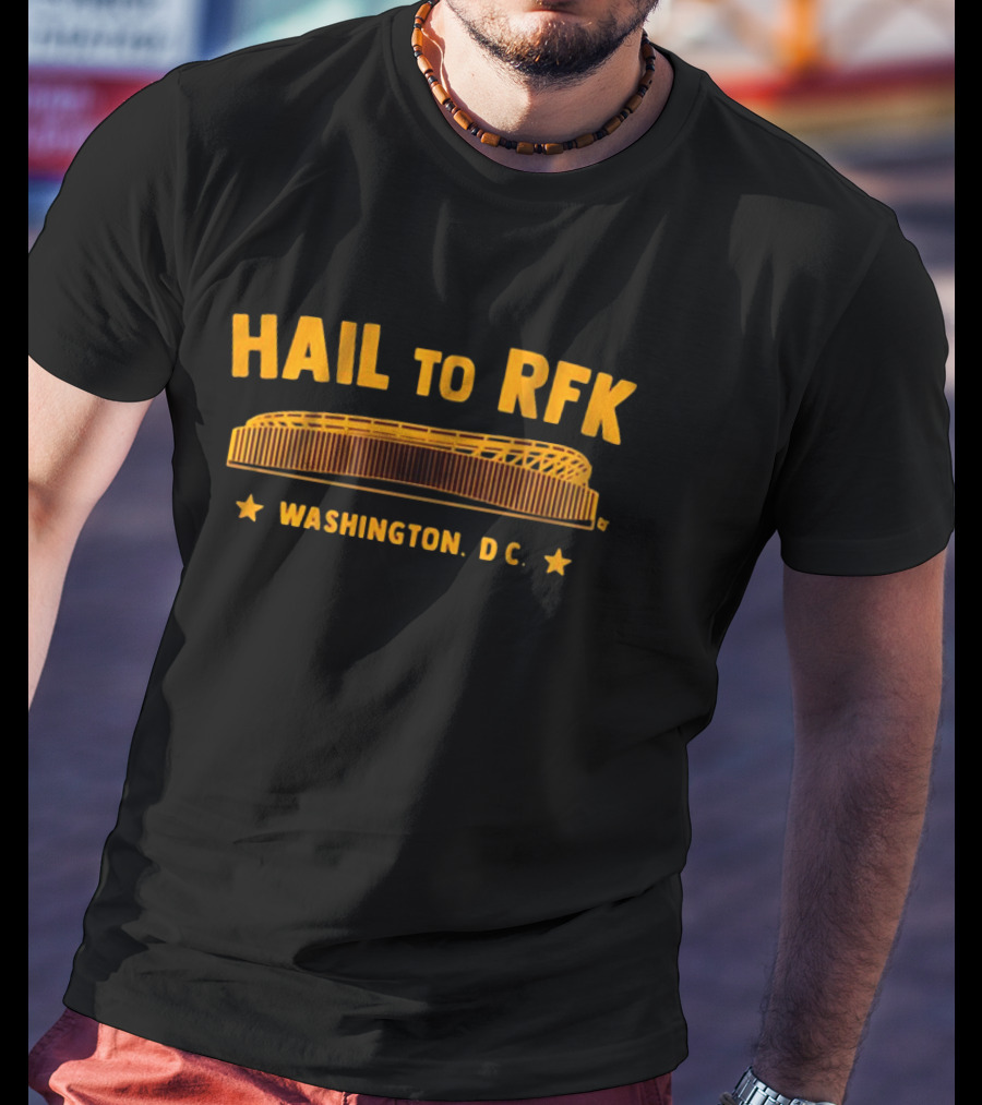 Washington Commanders Football Hail To RFK Washington D.C. Stadium T-Shirt