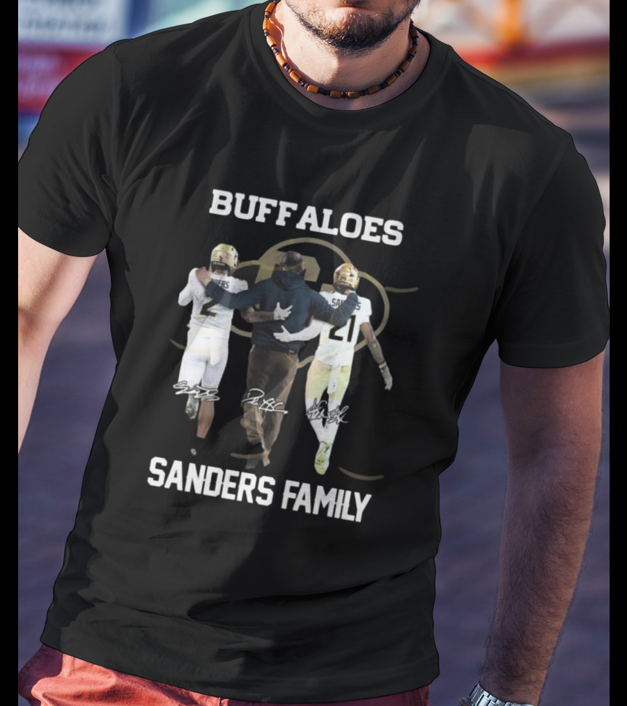 Buffaloes Sanders Family Signatures T-Shirt