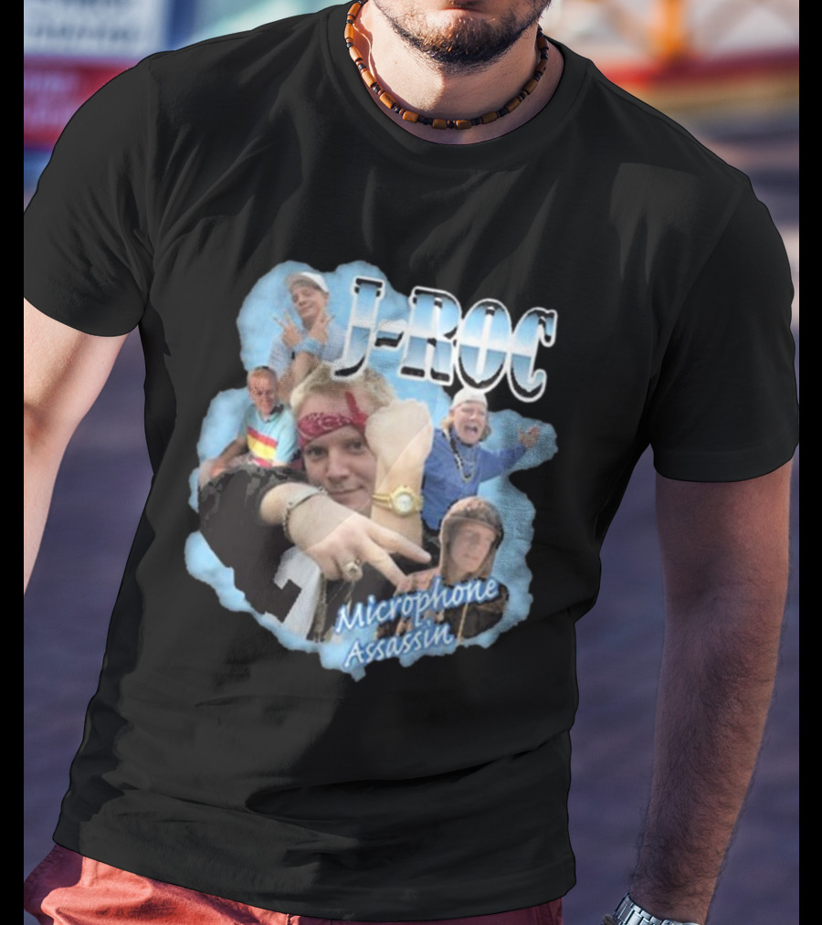 Trailer Park Boys J-Roc Microphone Assassin Multilayered Collage T-Shirt