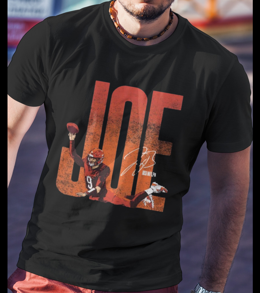 Joe Burrow NFLPA Cincinnati Bengals Signature Pass Vintage T-Shirt