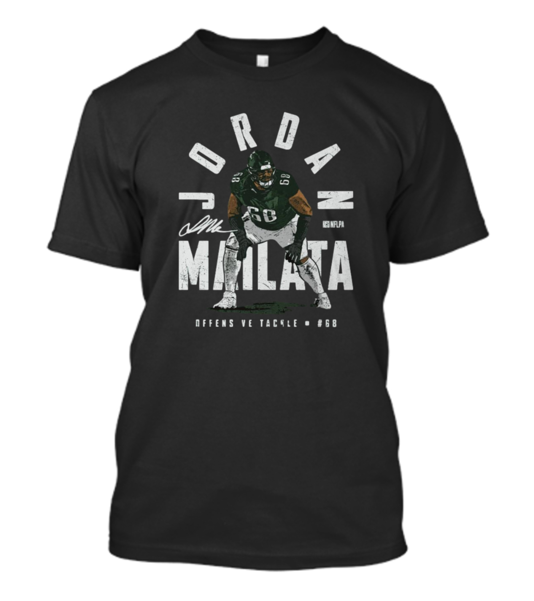 Jordan Mailata #68 Philadelphia Eagles NFLPA Offensive Tackle Signature T-Shirt