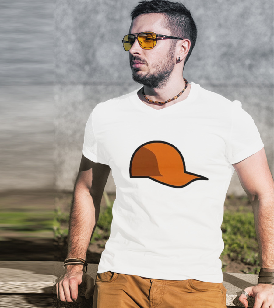 Homestuck Dirk Strider Orange Cap T-Shirt