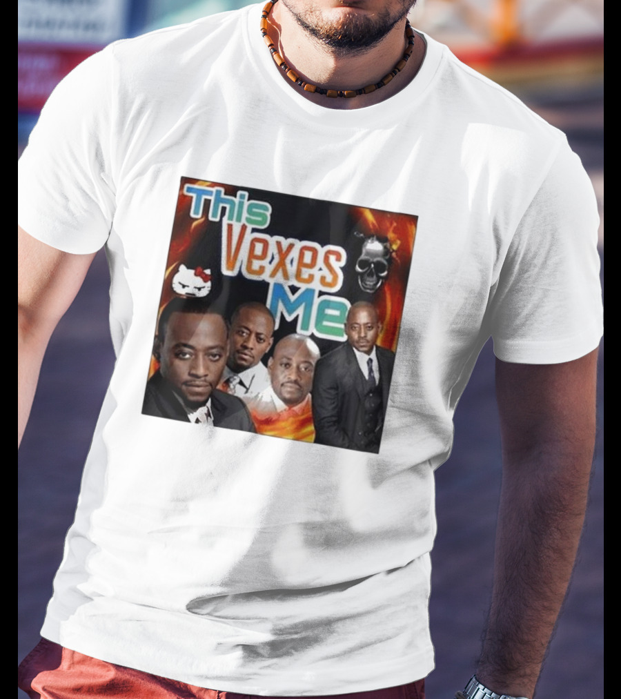 This Vexes Me Hello Kitty Skull Fire T-Shirt