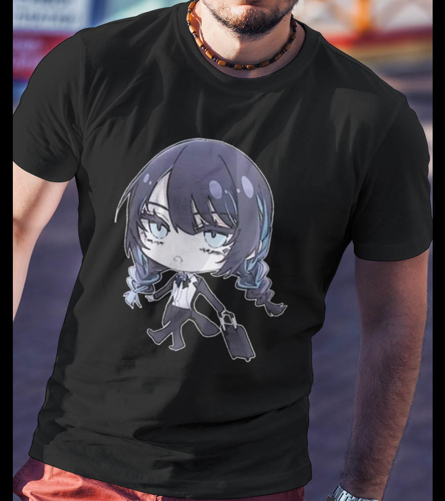 ADO Chibi Character Standing With Suitcase - ADO Chibi Tour T-Shirt