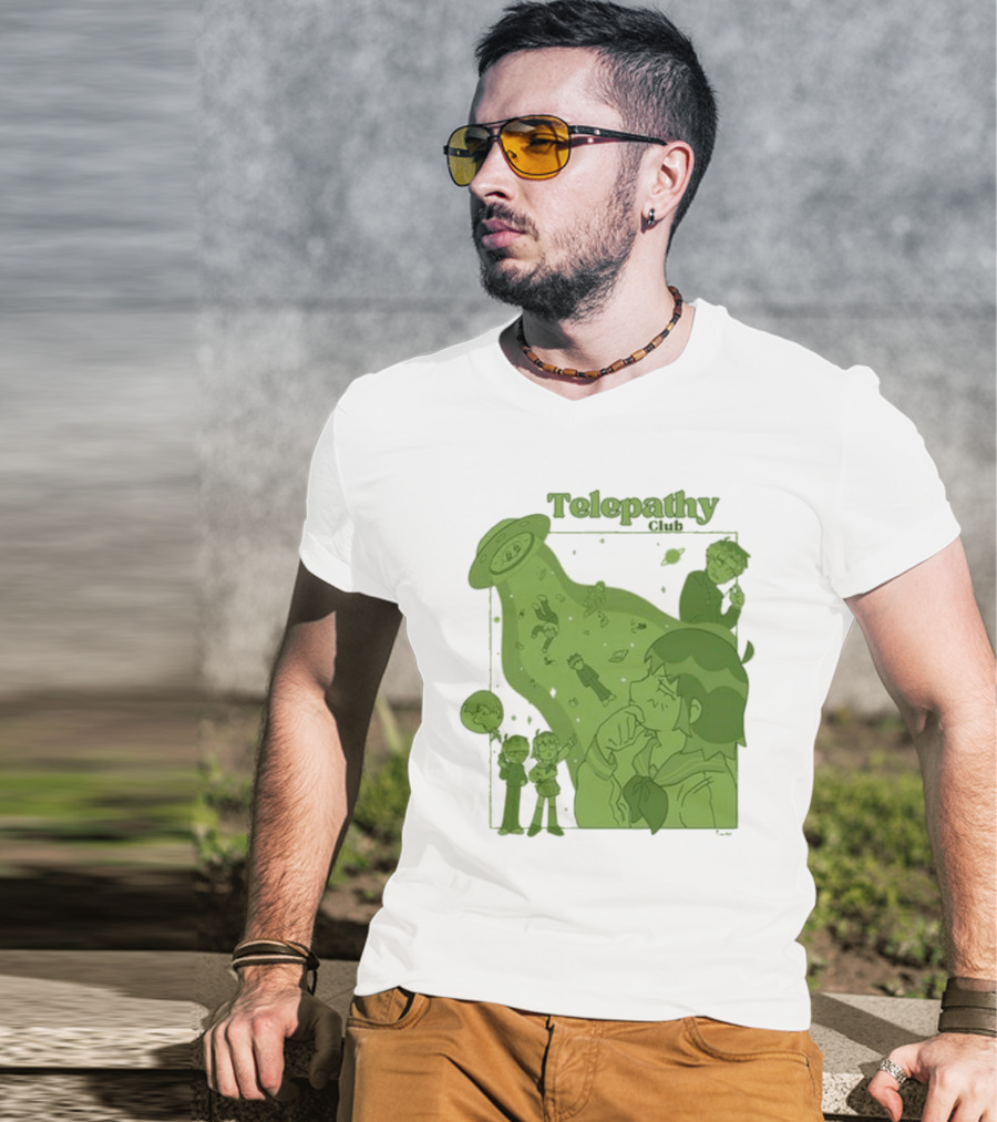 Mob Psycho 100 Telepathy Club UFO Encounter Scene T-Shirt
