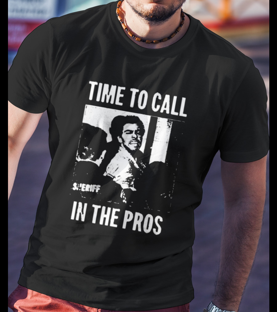 Time To Call In The Pros Sheriff Luigi Mangione T-Shirt