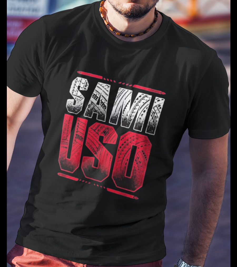 Sami Zayn Sami Uso WWE Roman Reigns Bloodline Tribal T-Shirt