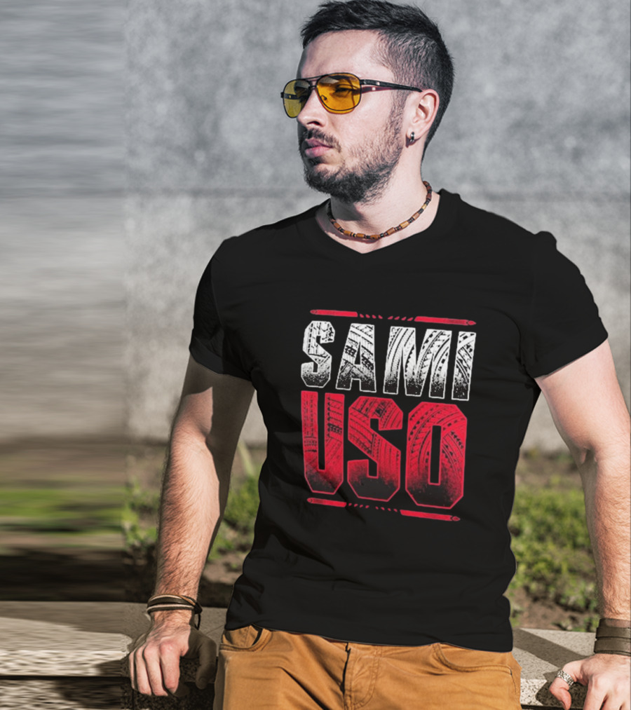 Sami Zayn Sami Uso WWE Roman Reigns Bloodline Tribal T-Shirt