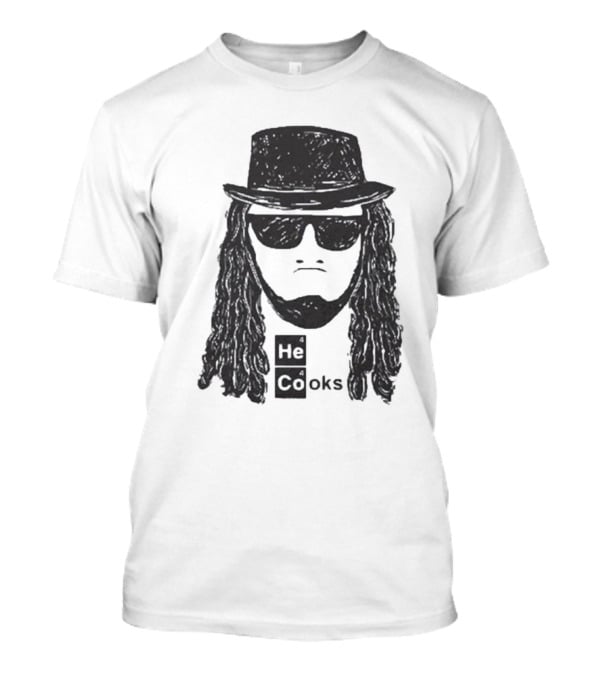 James Cook He Cooks Breaking Bad Parody With Funny Science Twist T-Shirt