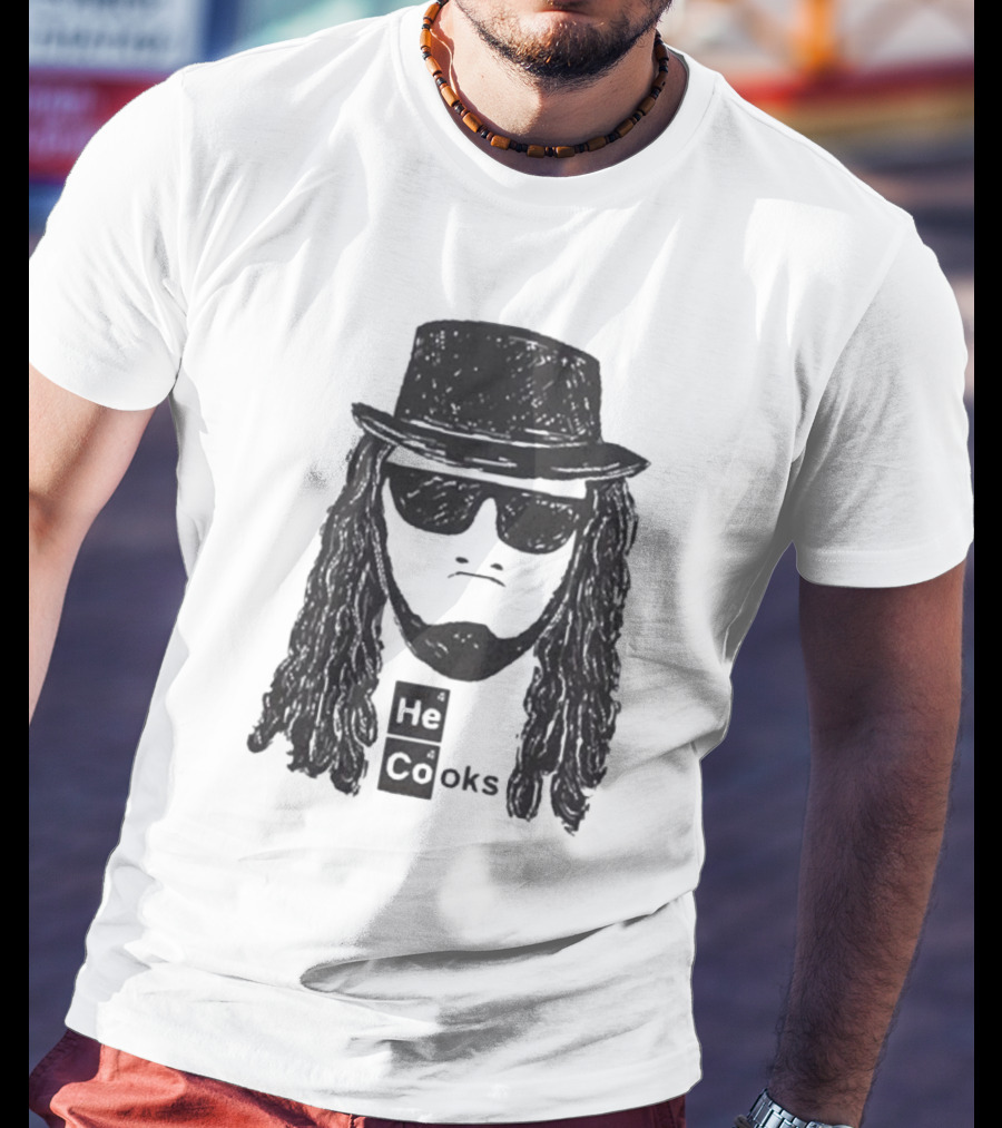 James Cook He Cooks Breaking Bad Parody With Funny Science Twist T-Shirt