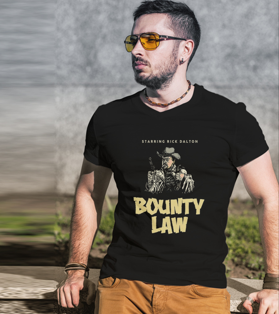 Rick Dalton Starring In Bounty Law Cowboy Adventure T-Shirt