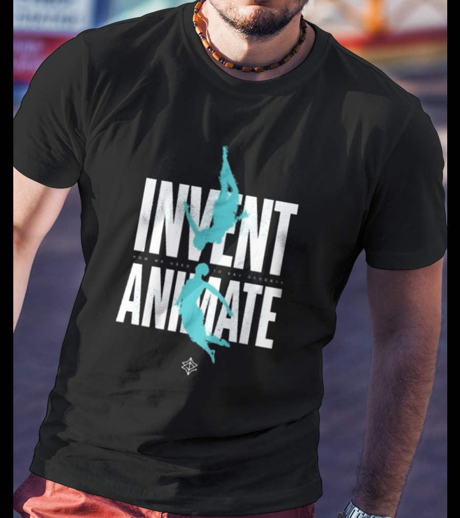 Invent Animate How We Used To Say Goodbye Falling Figures T-Shirt