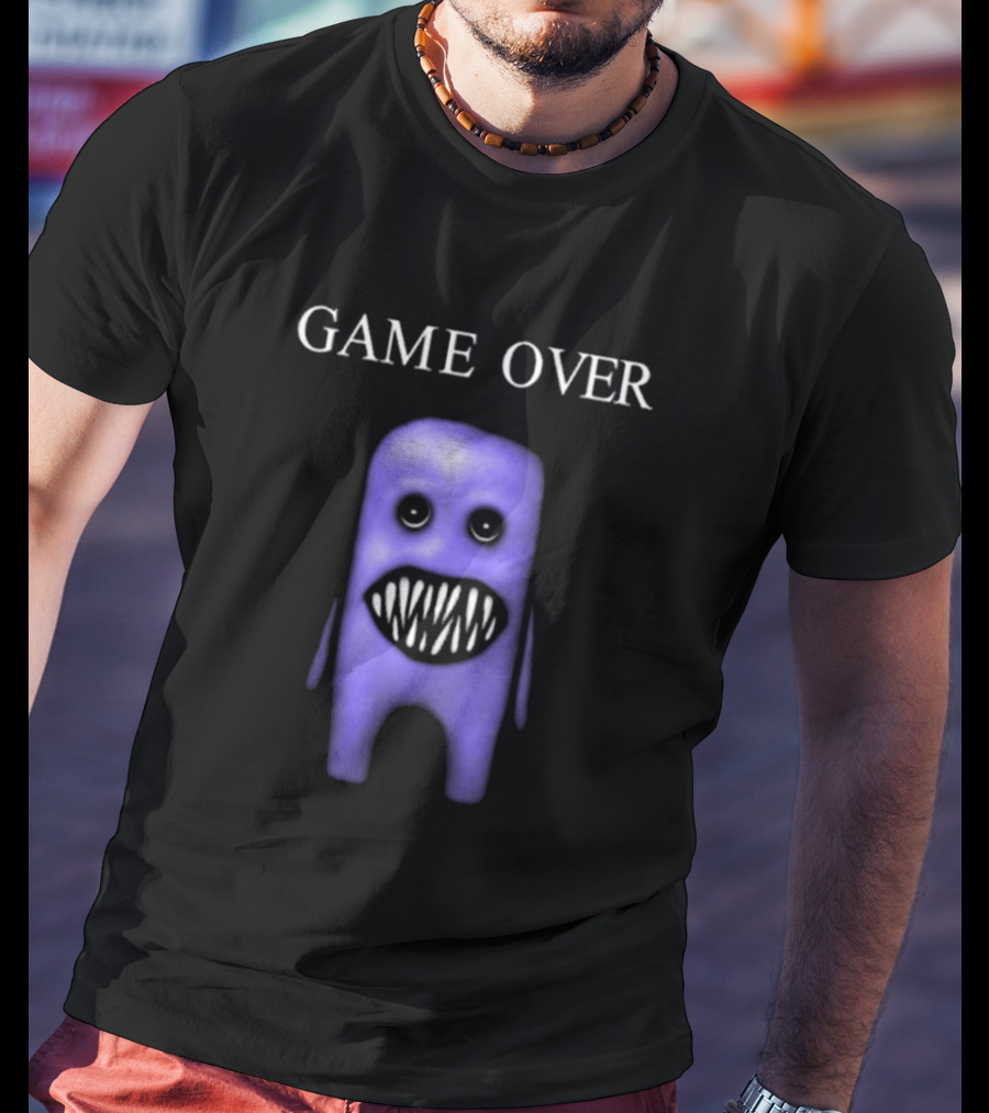 GAME OVER Fuwatti Aooni Purple Monster T-Shirt