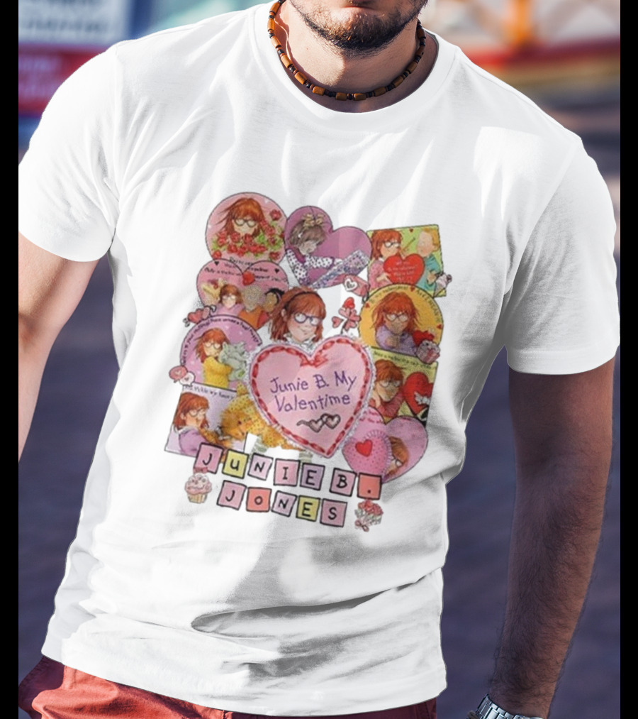 Junie B Jones My Valentine Love Hearts And Adventures T-Shirt