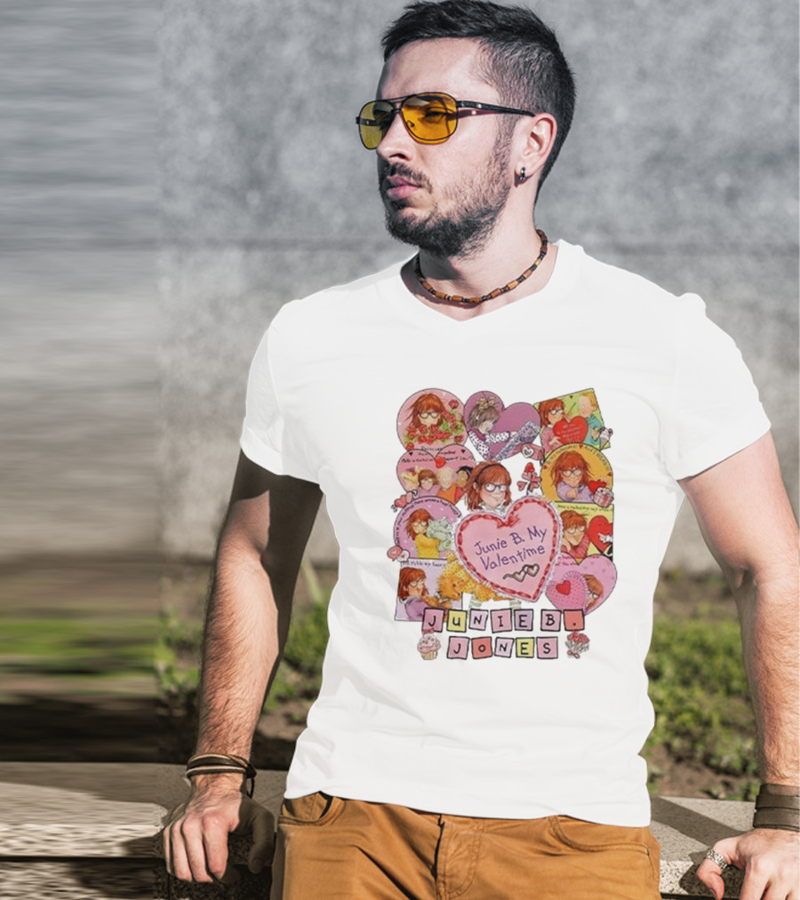 Junie B Jones My Valentine Love Hearts And Adventures T-Shirt