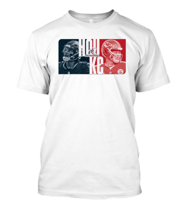 NFL Divisional Round Kansas City Chiefs vs....T-Shirt NFL Divisional Round Kansas City Chiefs vs....T-Shirt