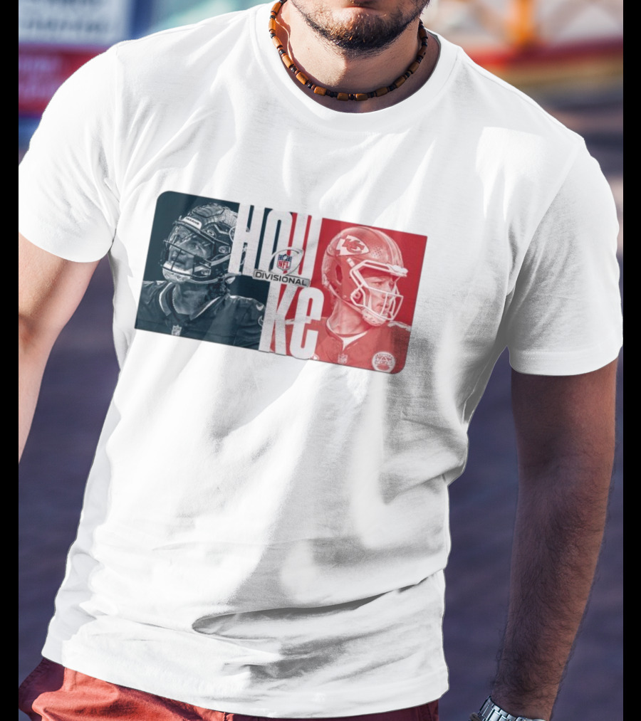NFL Divisional Round Kansas City Chiefs Vs. Houston Texans Matchup HOU KC T-Shirt