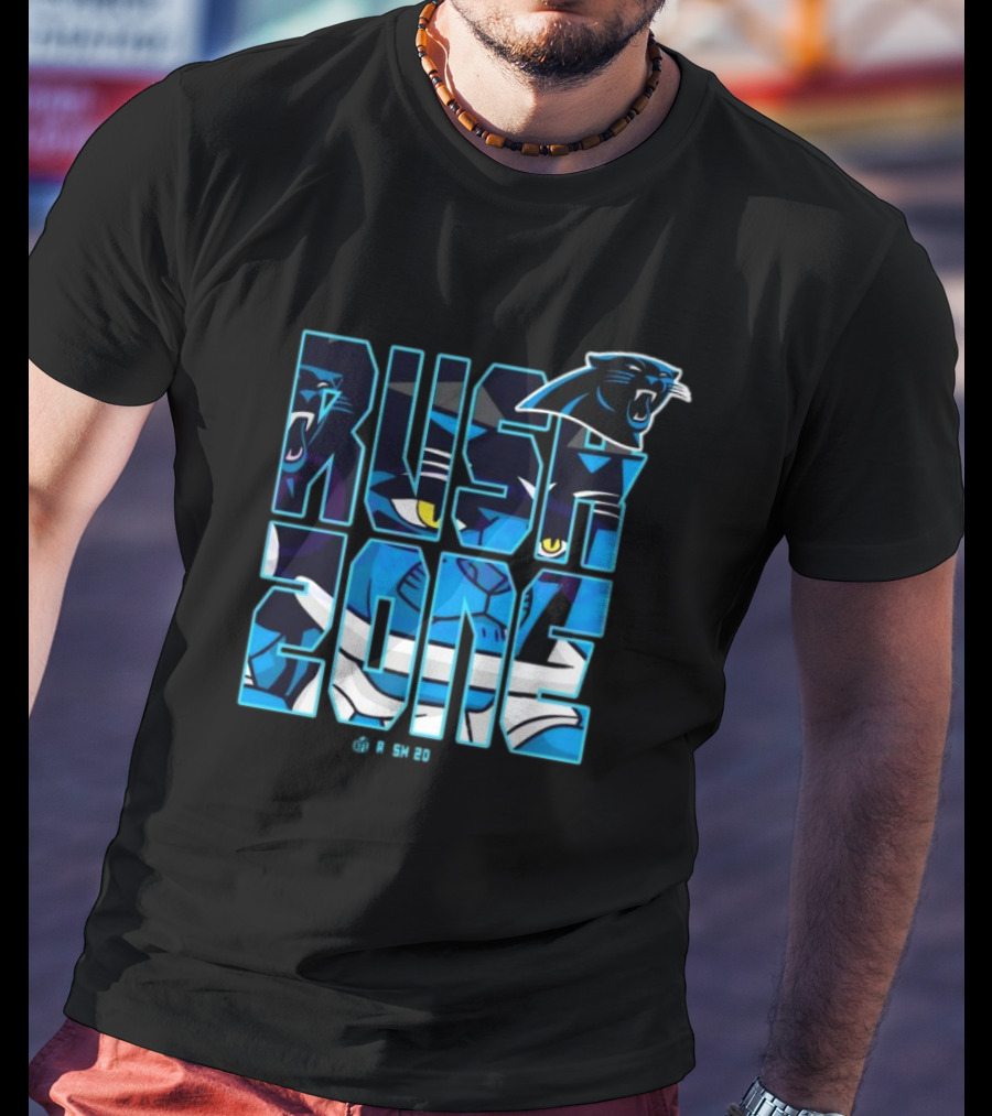 NFL Rush Zone Carolina Panthers Cartoon T-Shirt