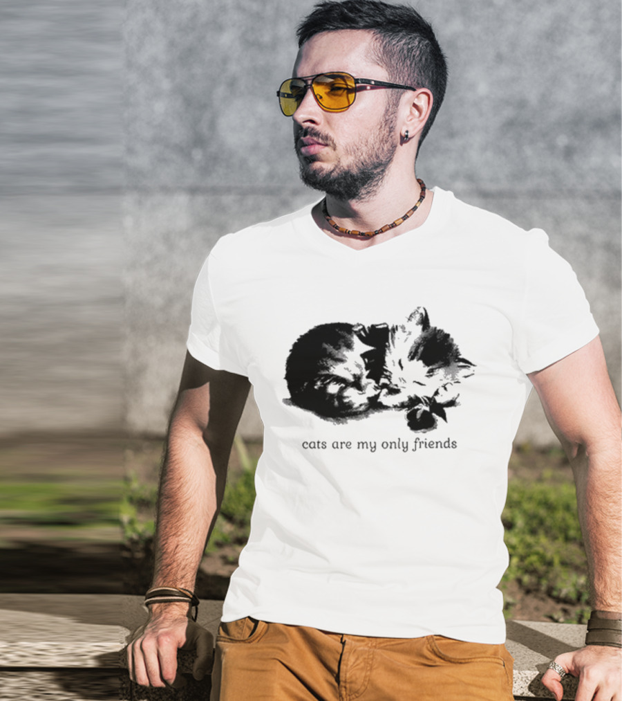 Angeltype Cats Are My Only Friends T-Shirt