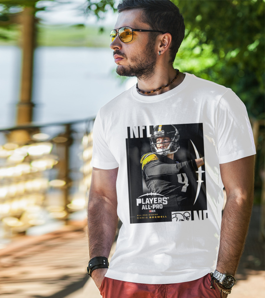 Pittsburgh Steelers NFLPA Players' All-Pro Kicker Chris Boswell T-Shirt
