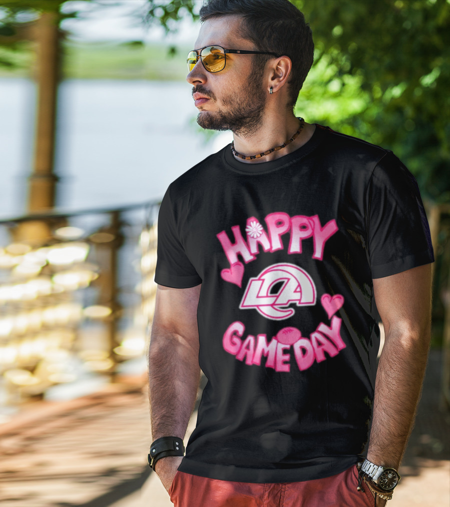 Happy Gameday Los Angeles Rams Valentine’s Day 2025 T-Shirt