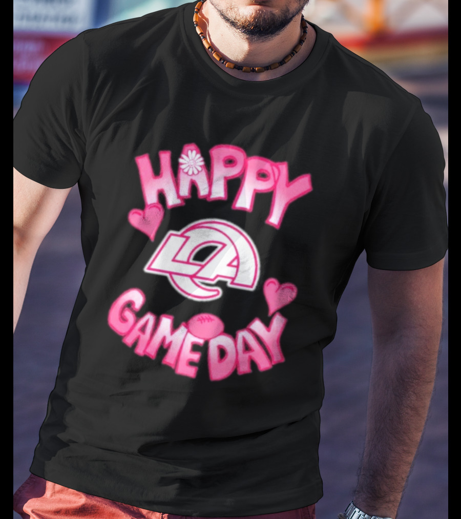 Happy Gameday Los Angeles Rams Valentine’s Day 2025 T-Shirt