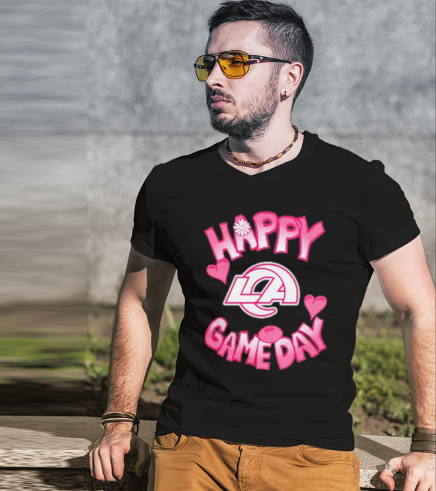 Happy Gameday Los Angeles Rams Valentine’s Day 2025 T-Shirt
