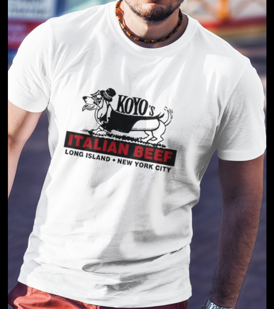 Koyo's Italian Beef Long Island New York City Dog T-Shirt