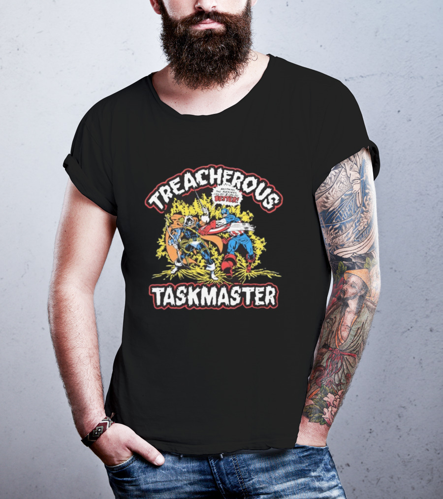 Captain America Treacherous Taskmaster Anything The Avengers Can Do I Can Do Better T-Shirt