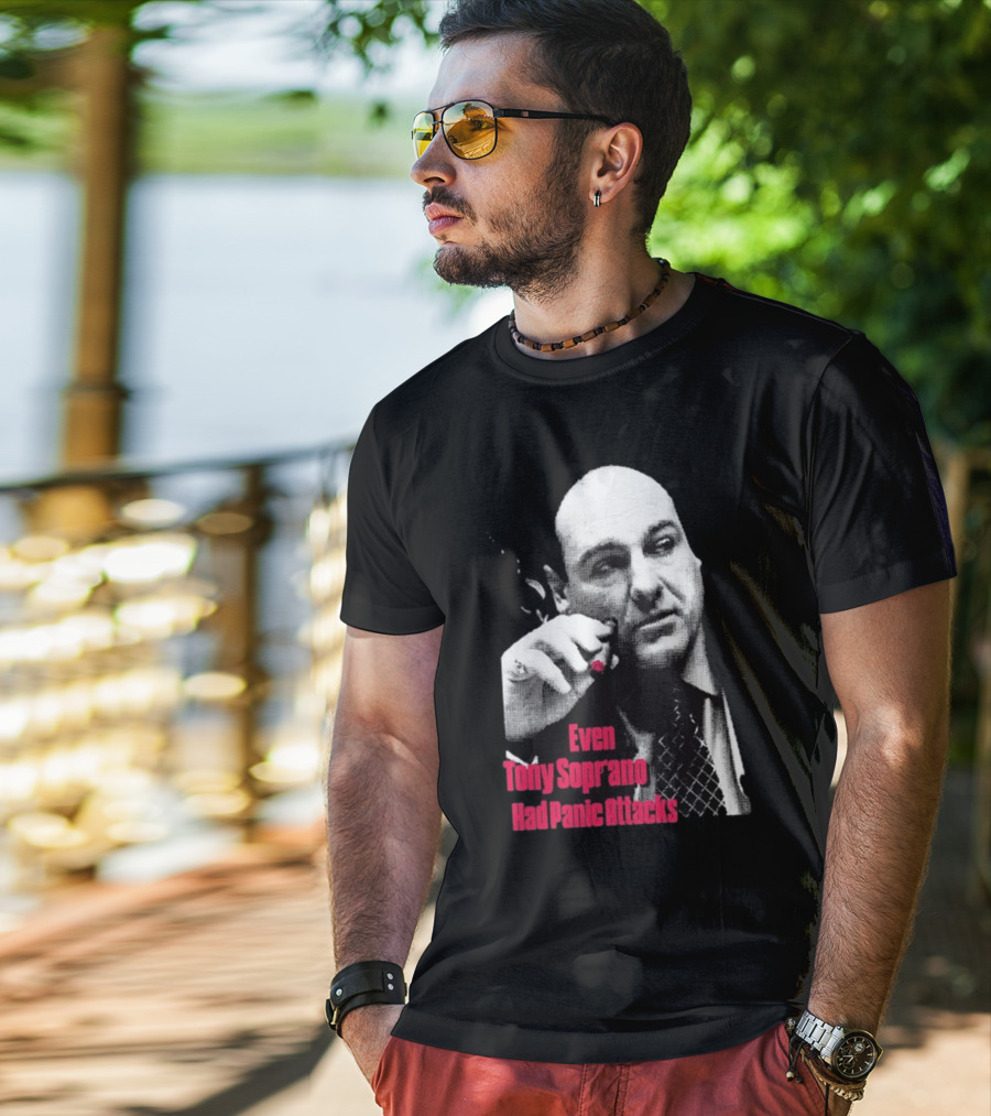 Even Tony Soprano Had Panic Attacks Iconic Image T-Shirt