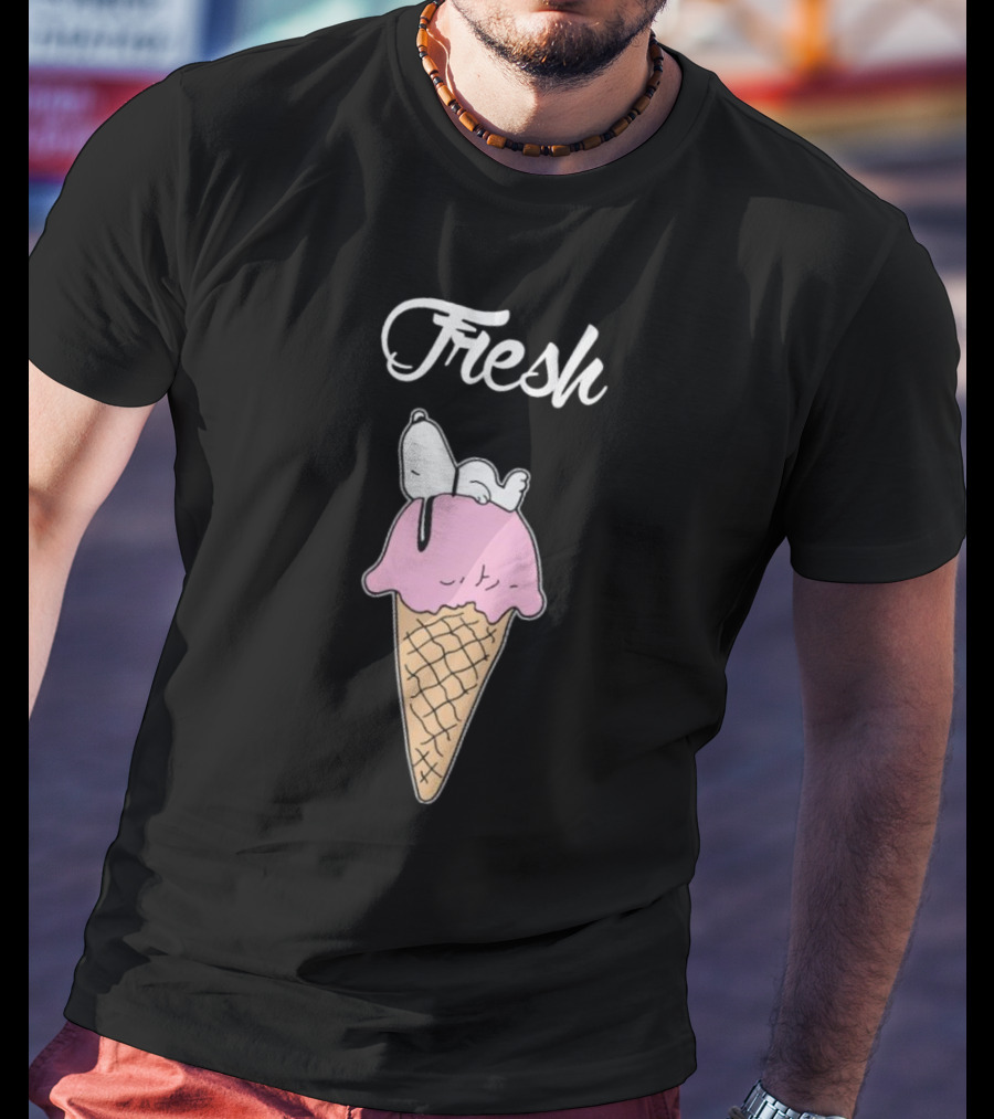 Fresh Snoopy Ice Cream Cone T-Shirt