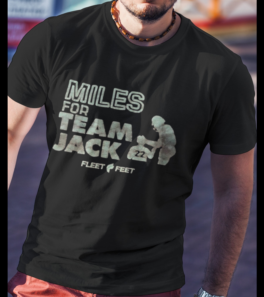 Miles For Team Jack Fleet Feet 22 Vintage 2005-2025 T-Shirt