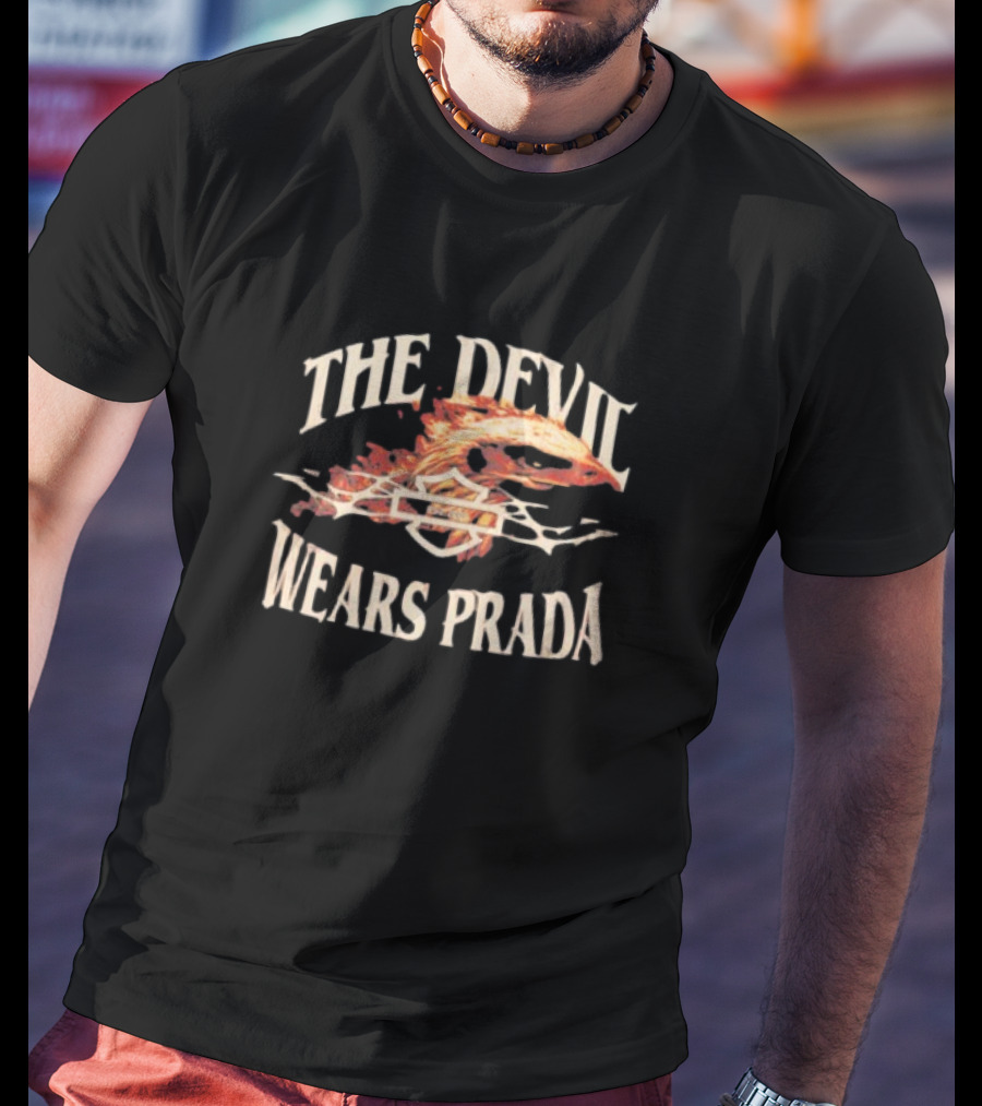 The Devil Wears Prada Harley Flames T-Shirt