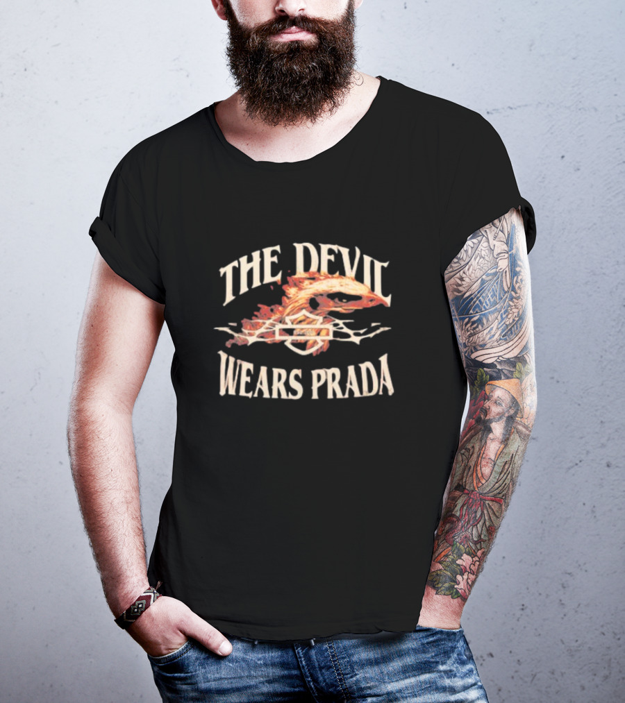 The Devil Wears Prada Harley Flames T-Shirt