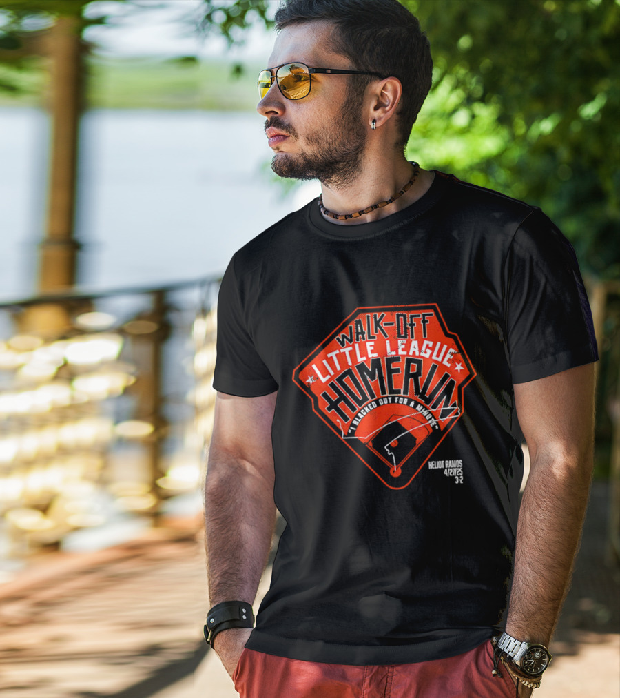 Walk-Off Little League Homerun Heliot Ramos I Blacked Out For A Minute T-Shirt