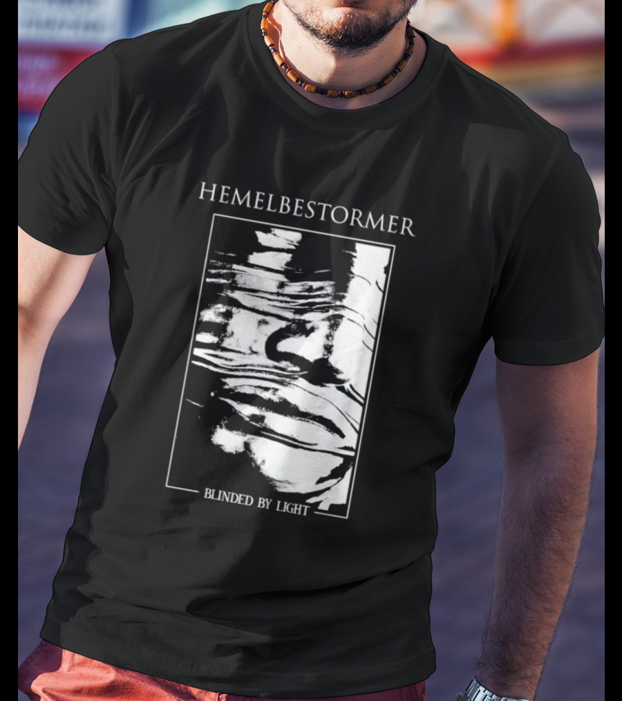Hemelbestormer Blinded By Light Abstract Black And White Graphic T-Shirt